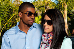 Ocean - Zebra Wood Aviator Sunglasses