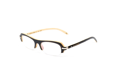 Sepulveda- Matte and Natural Bamboo Wood Optical Eyewear