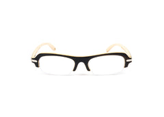 Sepulveda- Matte and Natural Bamboo Wood Optical Eyewear