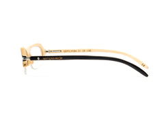Sepulveda- Matte and Natural Bamboo Wood Optical Eyewear