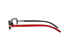 Sepulveda- Matte and Red Bamboo Wood Optical Eyewear