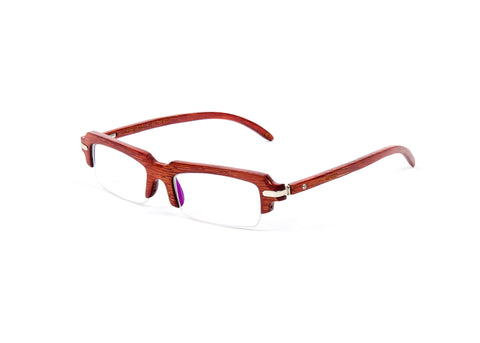 Silverlake- Red Bamboo Wood Optical Eyewear