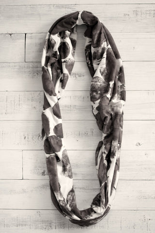 The Broken Infinity Scarf (Charcoal)