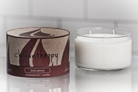 Sandalwood/Vanilla 'Barcelona' Candle