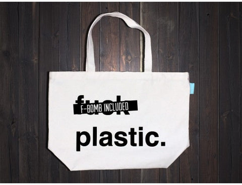 F&ck Plastic Tote
